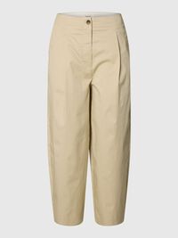 BARREL CROPPED PANTOLON KISA PANTOLON, White Pepper, highres