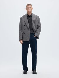 SLIM FIT GÖMLEK GÖMLEK, Black, highres