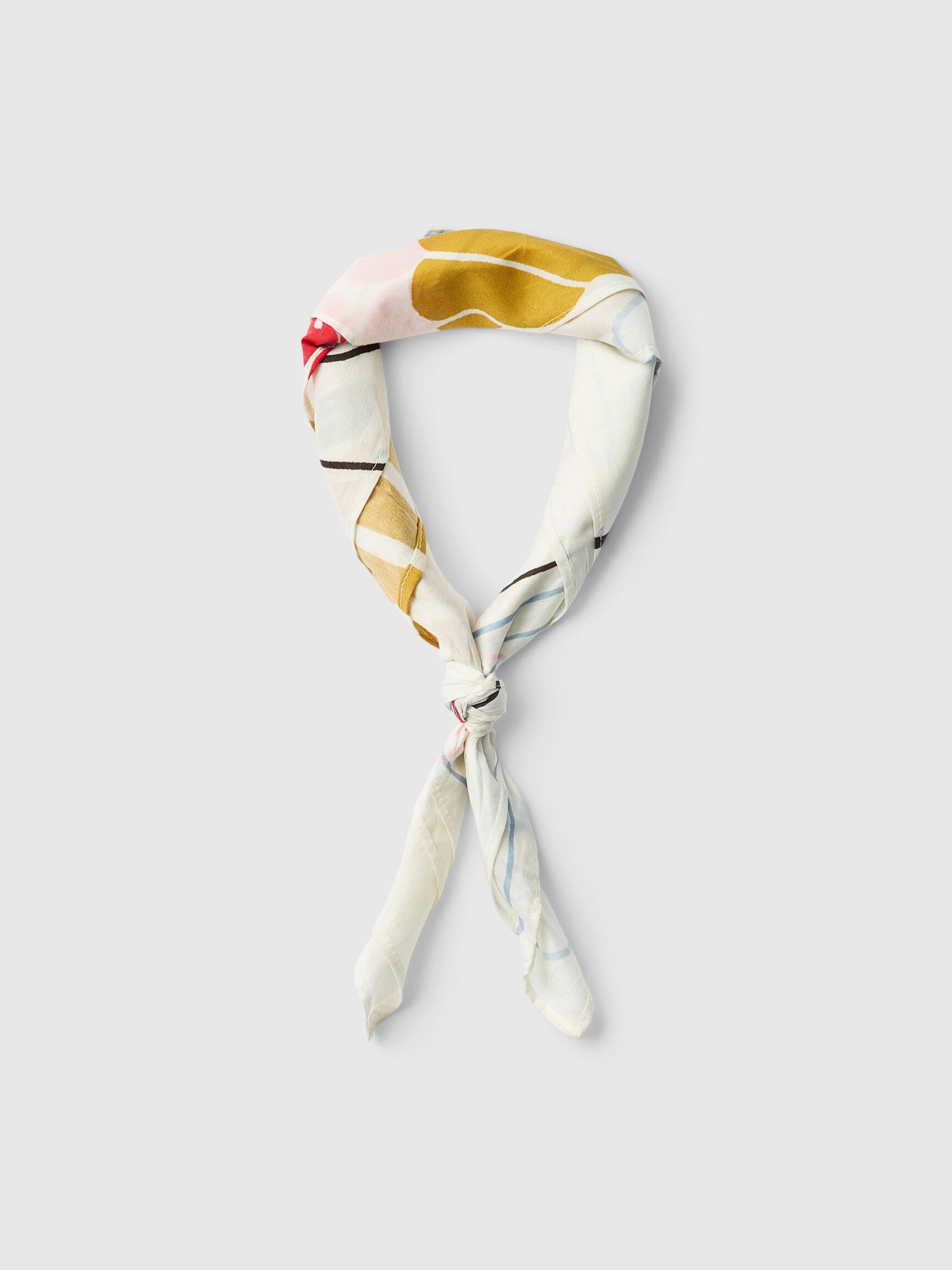 WOOL SCARF, Egret, highres