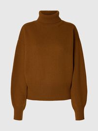 WOOL BLEND PULLOVER, Monks Robe, highres