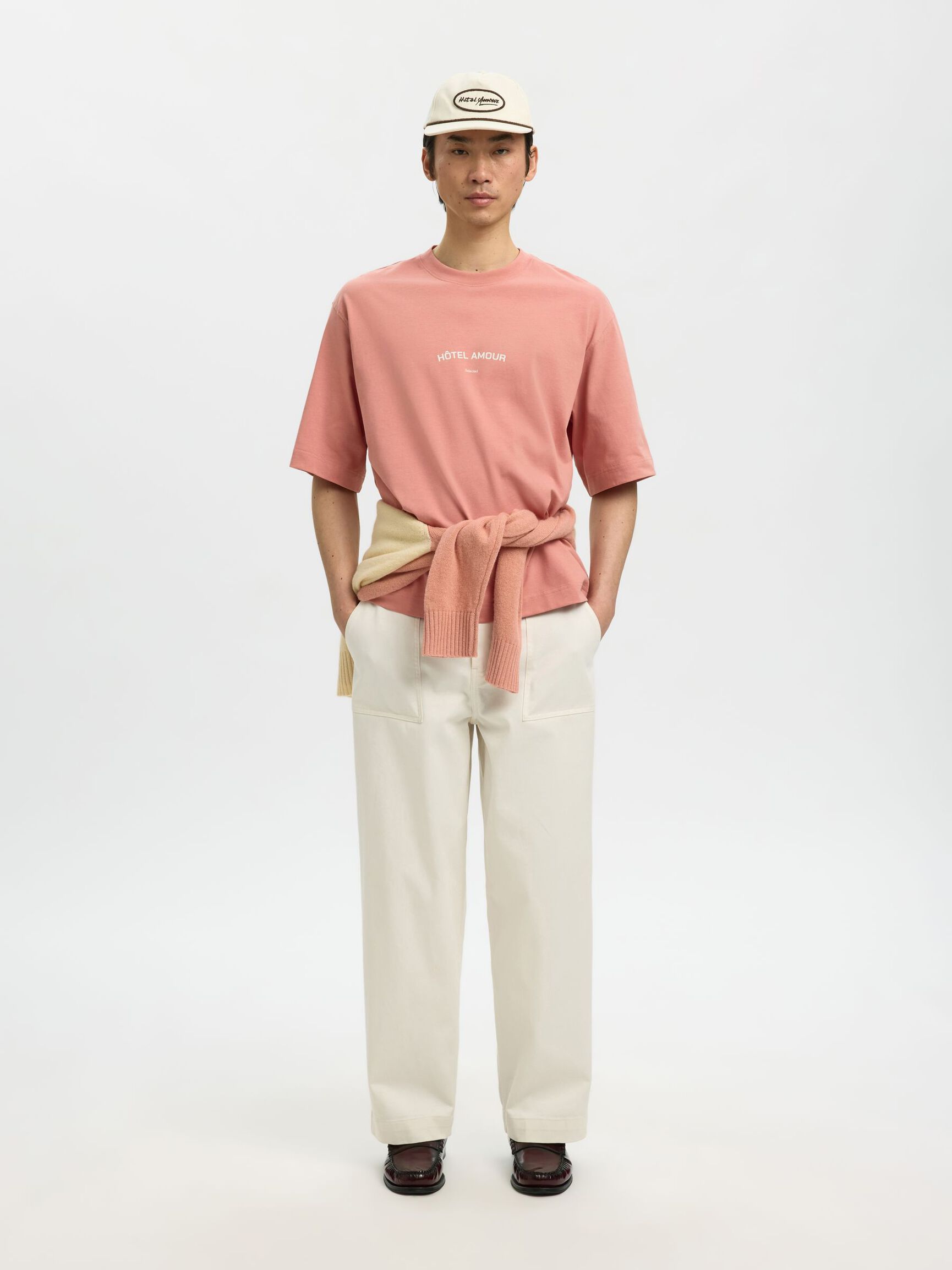 BOXY FIT T-SHIRT, Rose Dawn, highres