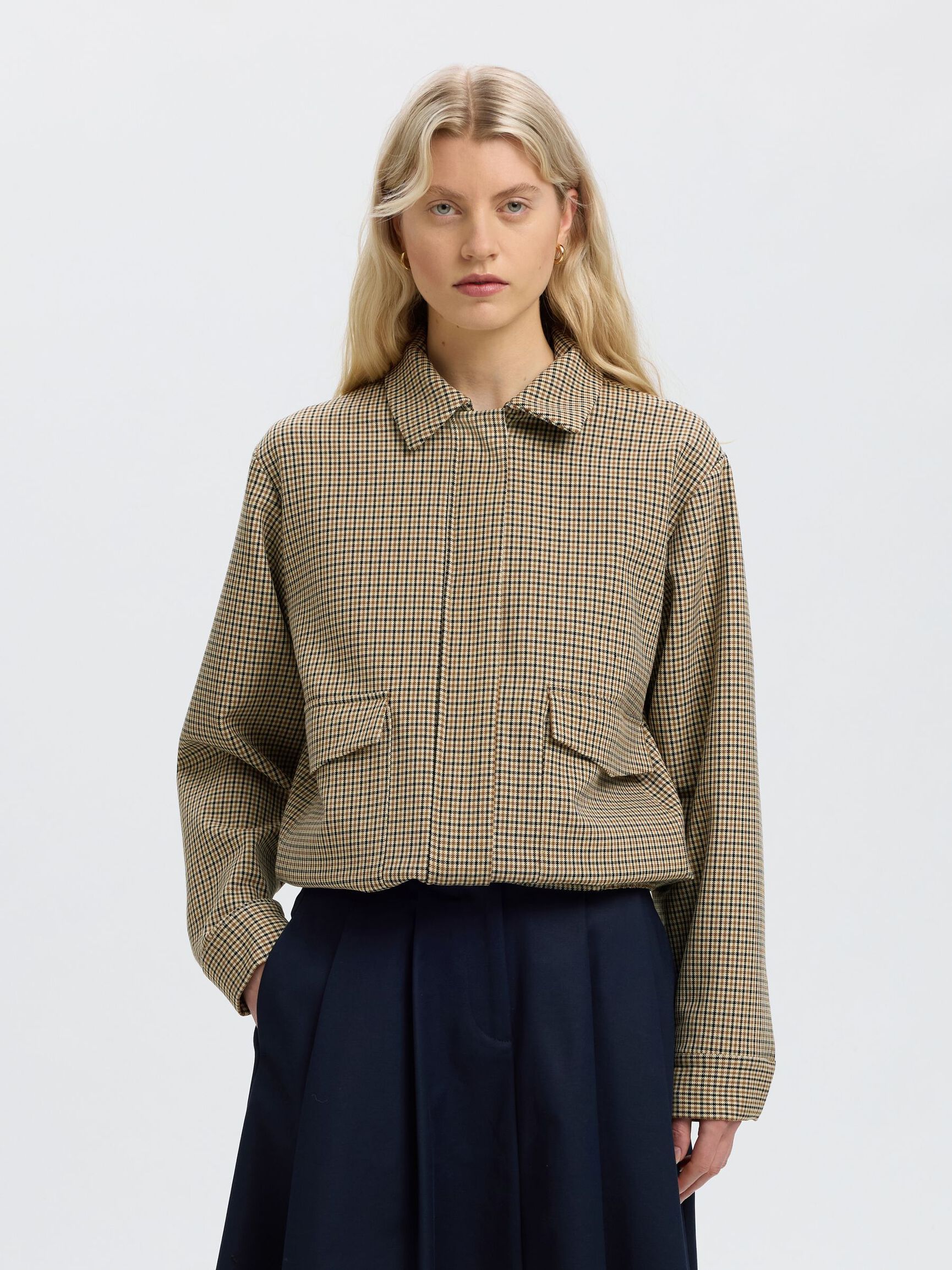 RELAXED FIT BOMBER CEKET, Monks Robe, highres