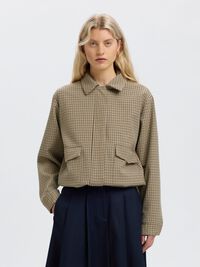 RELAXED FIT BOMBER CEKET, Monks Robe, highres