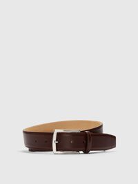 LEATHER  LEATHER BELT, Rustic Brown, highres