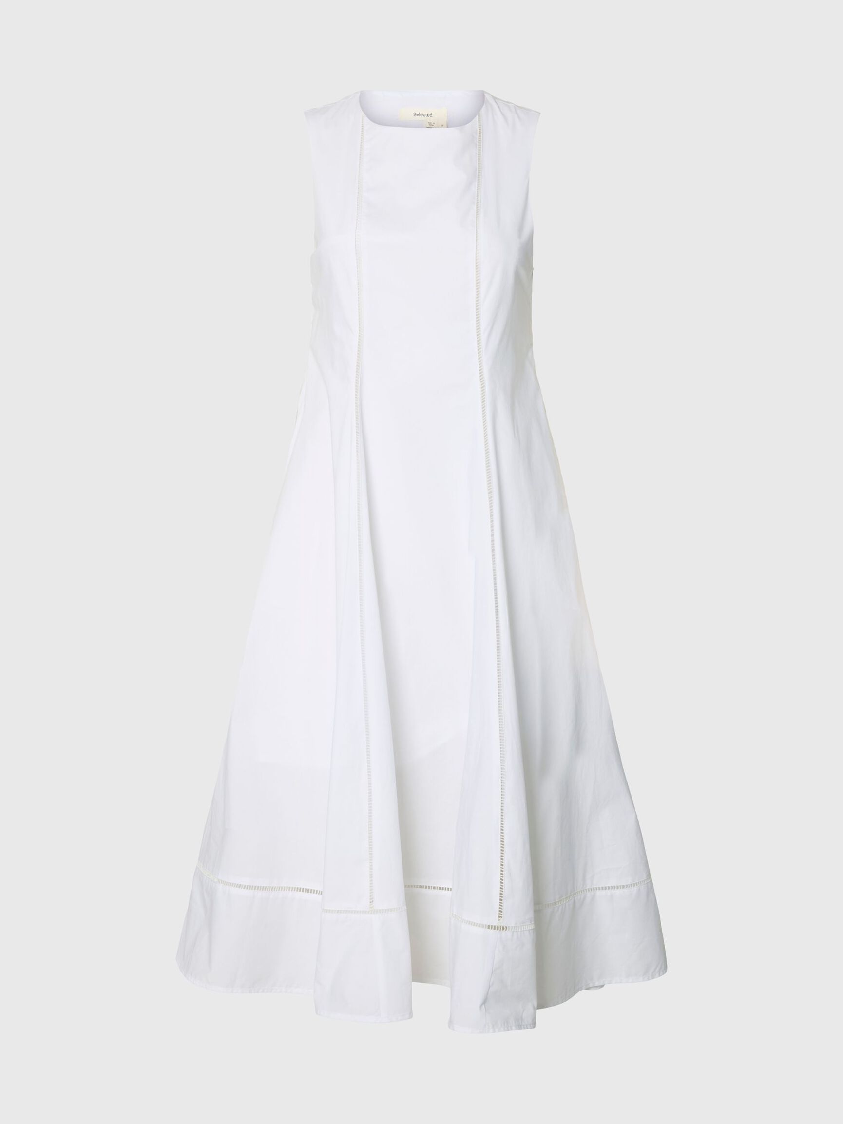 DIKIŞ DETAYLI MIDI ELBISE MIDI ELBISE, Bright White, highres