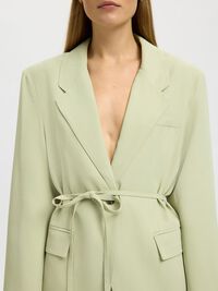 BELTED OVERSIZED BLAZER, Lint, highres