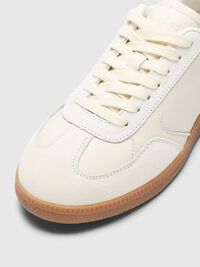DERI SNEAKER AYAKKABI, White, highres