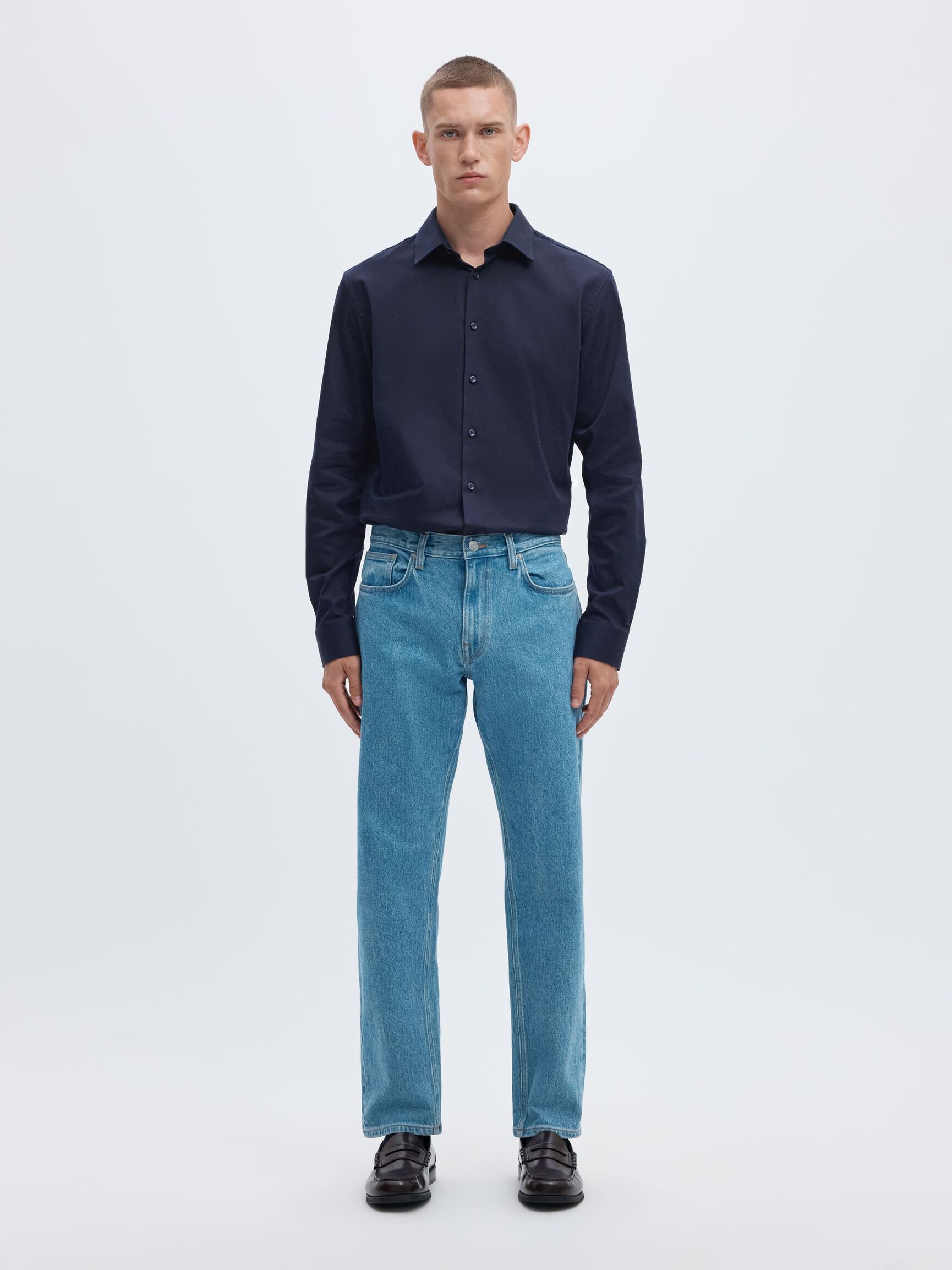 SLIM FIT GÖMLEK GÖMLEK, Sky Captain, highres