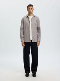 STRETCH SHIRT, Turkish Coffee, highres