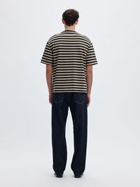 ÇIZGILI RELAXED FIT TIŞÖRT TIŞÖRT, Sky Captain, highres