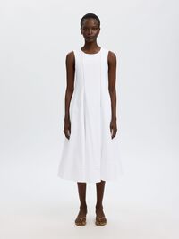 DIKIŞ DETAYLI MIDI ELBISE MIDI ELBISE, Bright White, highres