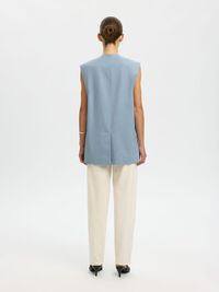 BOXY FIT YELEK YELEK, Dusty Blue, highres