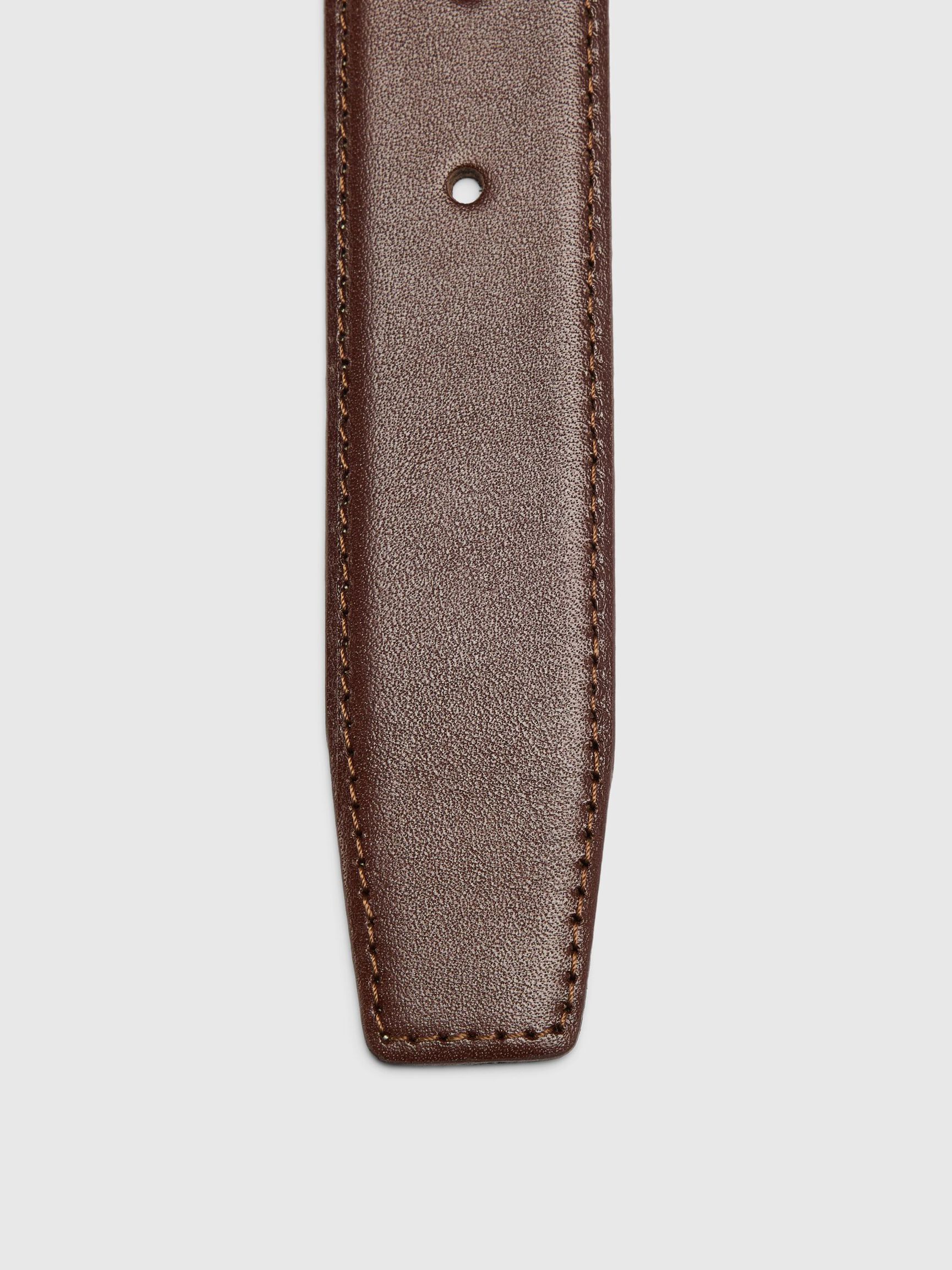 LEATHER  LEATHER BELT, Rustic Brown, highres