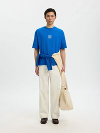 RELAXED FIT T-SHIRT, Victoria Blue, highres