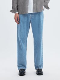 LOOSE FIT 220 JEAN BOL KESIM KOT PANTOLON, Light Blue Denim, highres