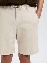 KETEN KARIŞIMLI ŞORT ŞORT, Pure Cashmere, highres