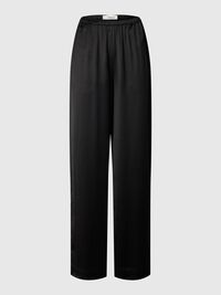 WIDE FIT PANTOLON PANTOLON, Black, highres