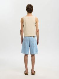 DENIM 802 ŞORT KOT ŞORT, Light Blue Denim, highres