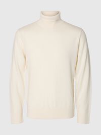 YUMUŞAK DOKULU MERINO BALIKÇI YAKA TRIKO BALIKÇI YAKA, Egret, highres