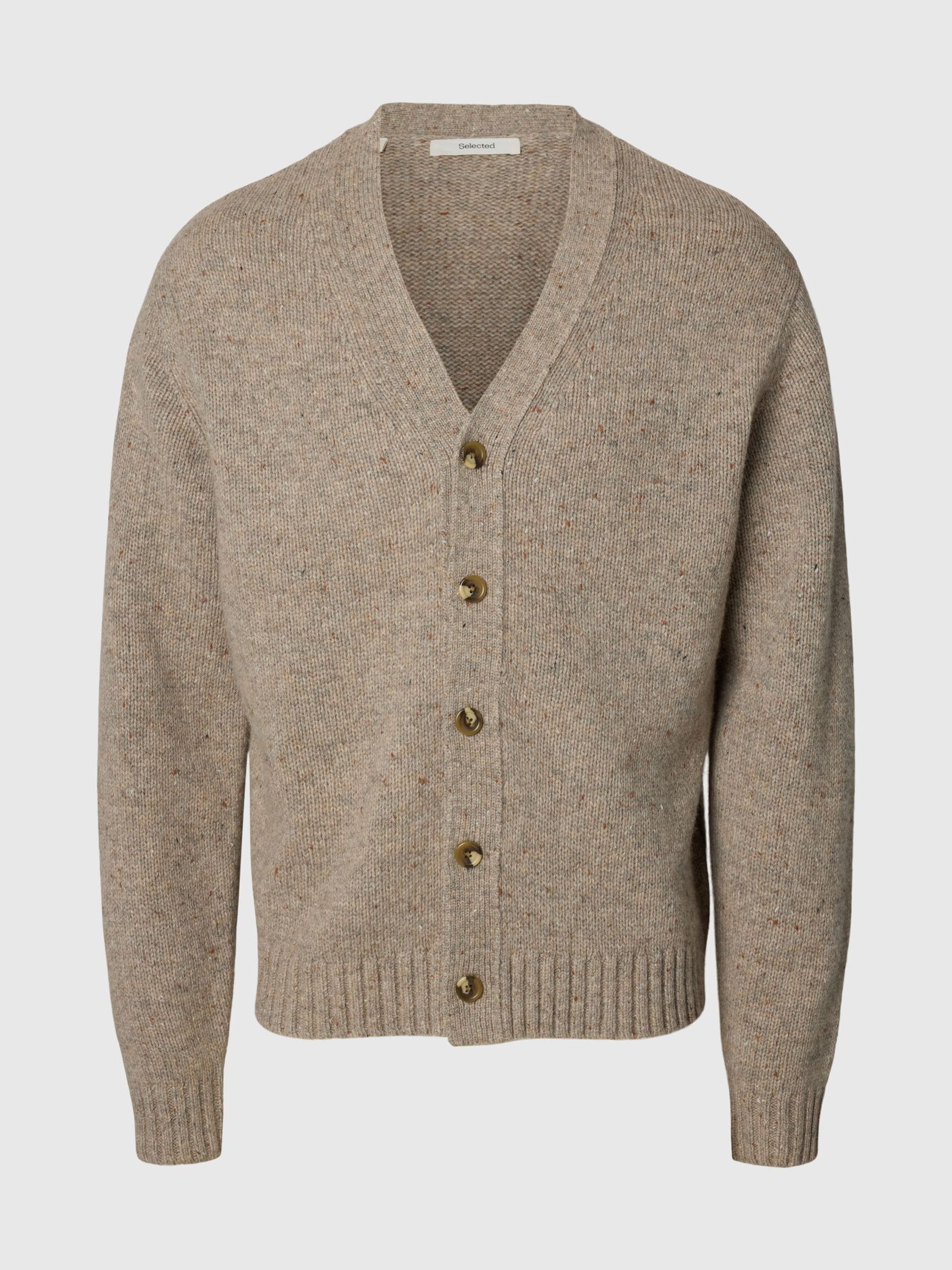 YÜN KARIŞIMLI TRIKO HIRKA HIRKA, Oatmeal, highres
