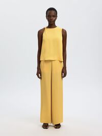 STRAIGHT FIT YIRTMAÇLI PANTOLON PANTOLON, Ochre, highres