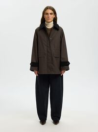 WAXED COTTON JACKET, Delicioso, highres
