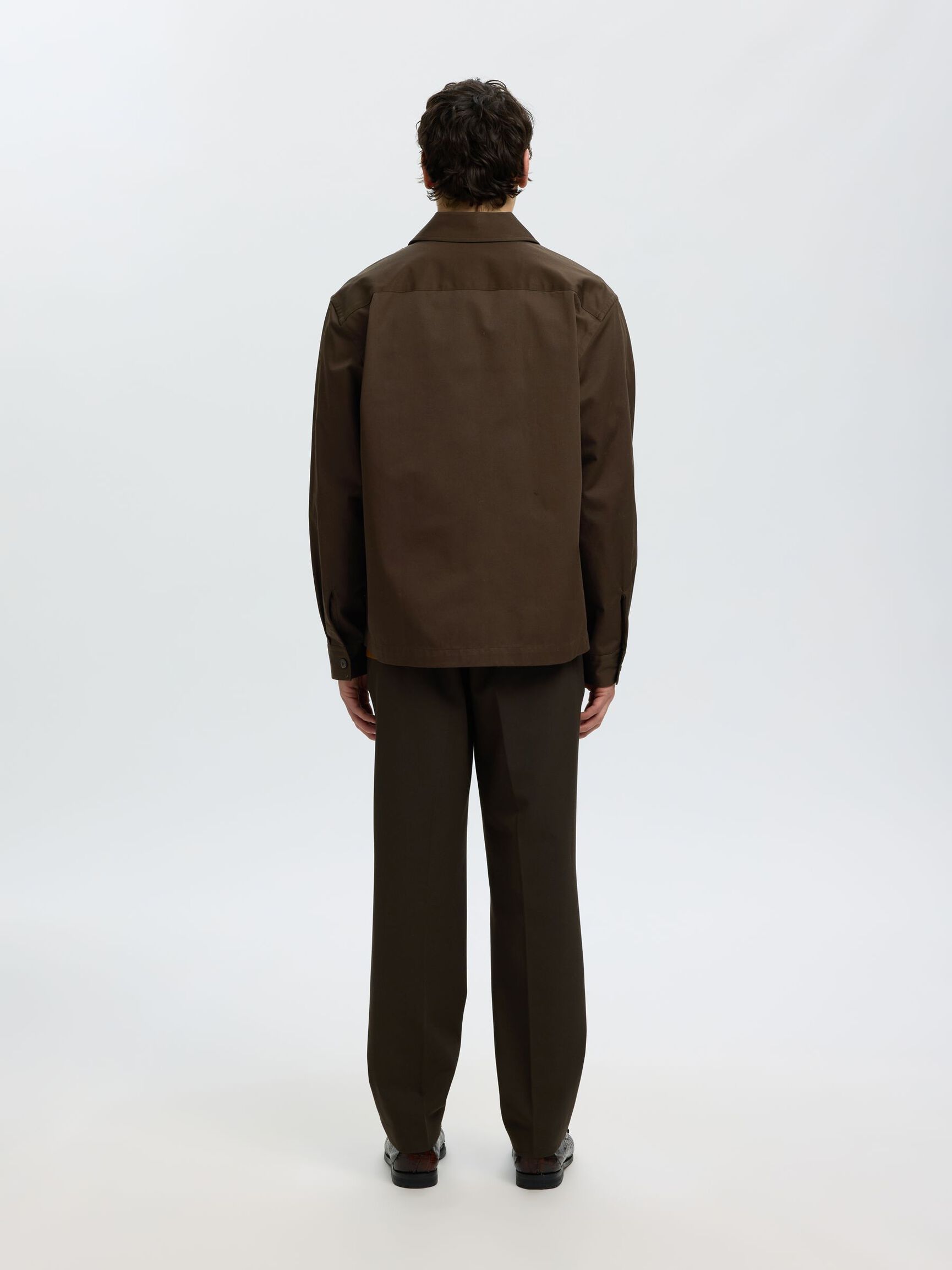 REGULAR FIT COTTON OVERSHIRT, Delicioso, highres