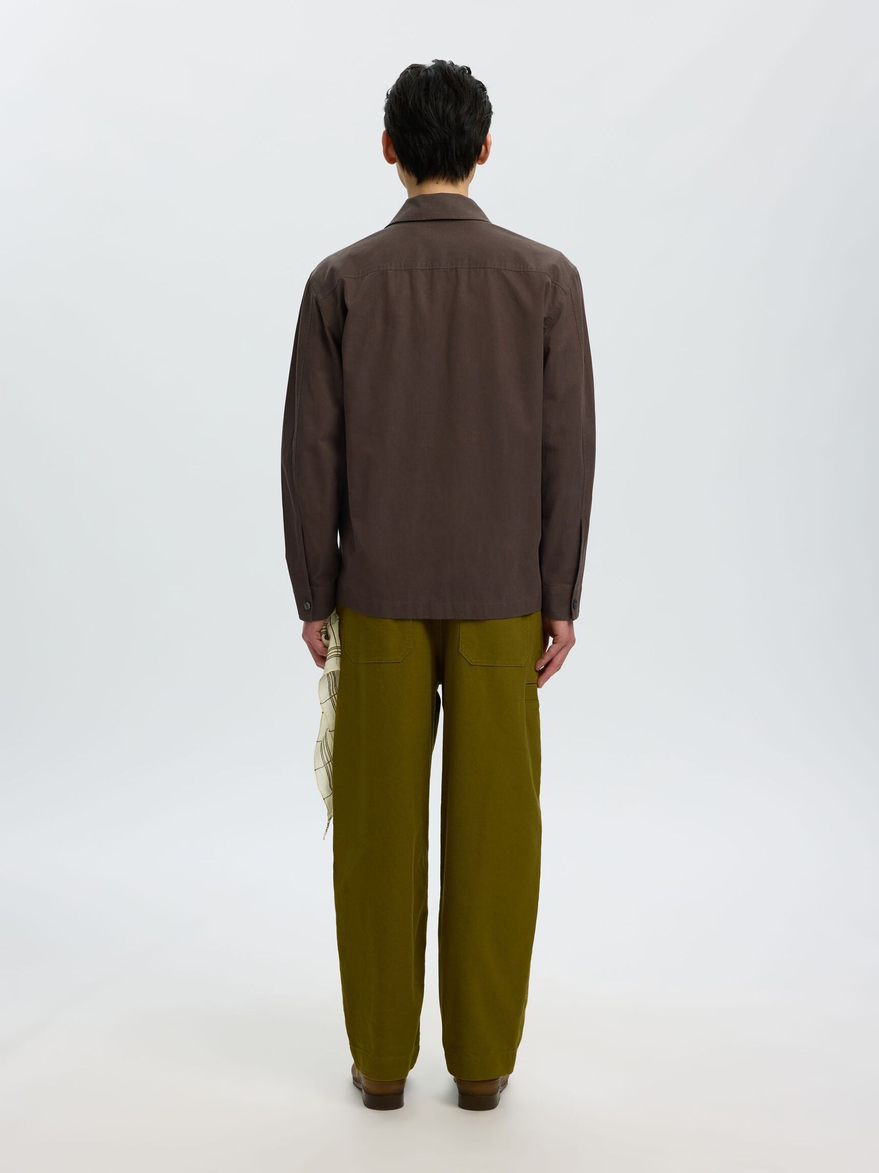 RELAXED FIT OVERSHIRT GÖMLEK, Turkish Coffee, highres