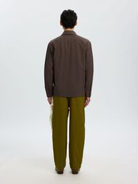 RELAXED FIT OVERSHIRT GÖMLEK, Turkish Coffee, highres