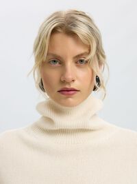 WOOL BLEND PULLOVER, Egret, highres