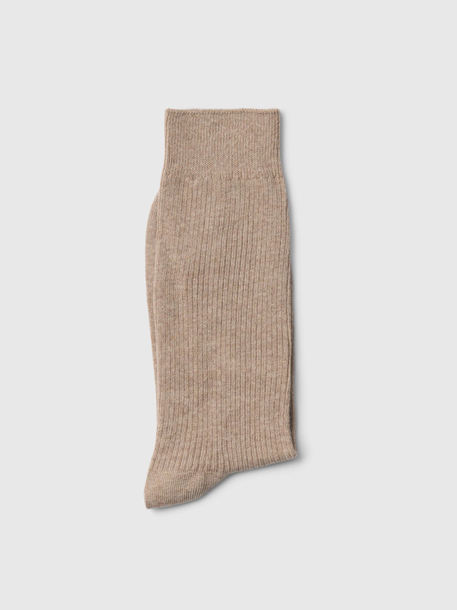 COTTON BLEND SOCKS, Angora, highres