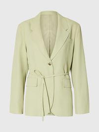 BELTED OVERSIZED BLAZER, Lint, highres