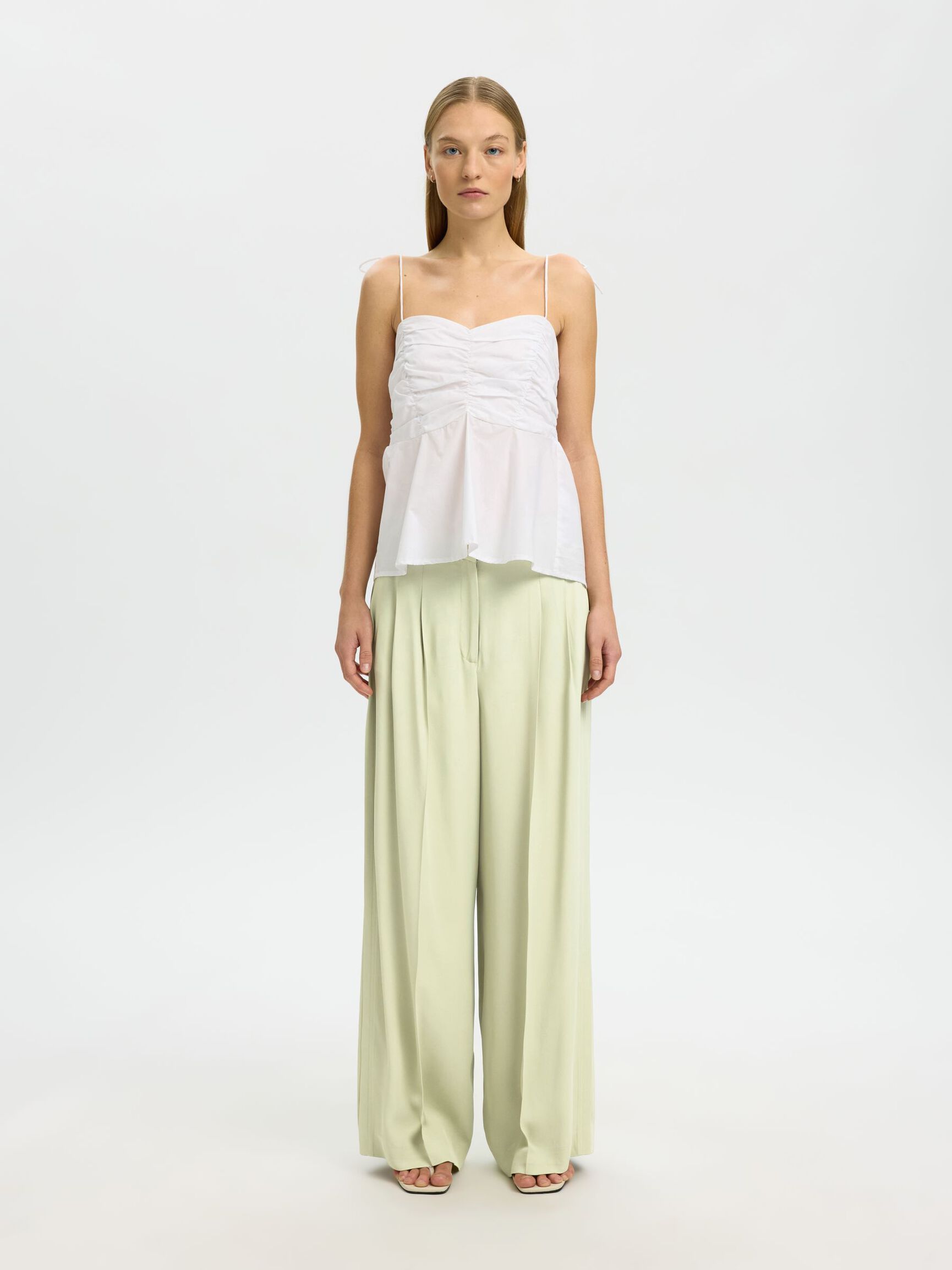 EXTRA WIDE FIT TROUSERS, Lint, highres
