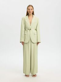 BELTED OVERSIZED BLAZER, Lint, highres