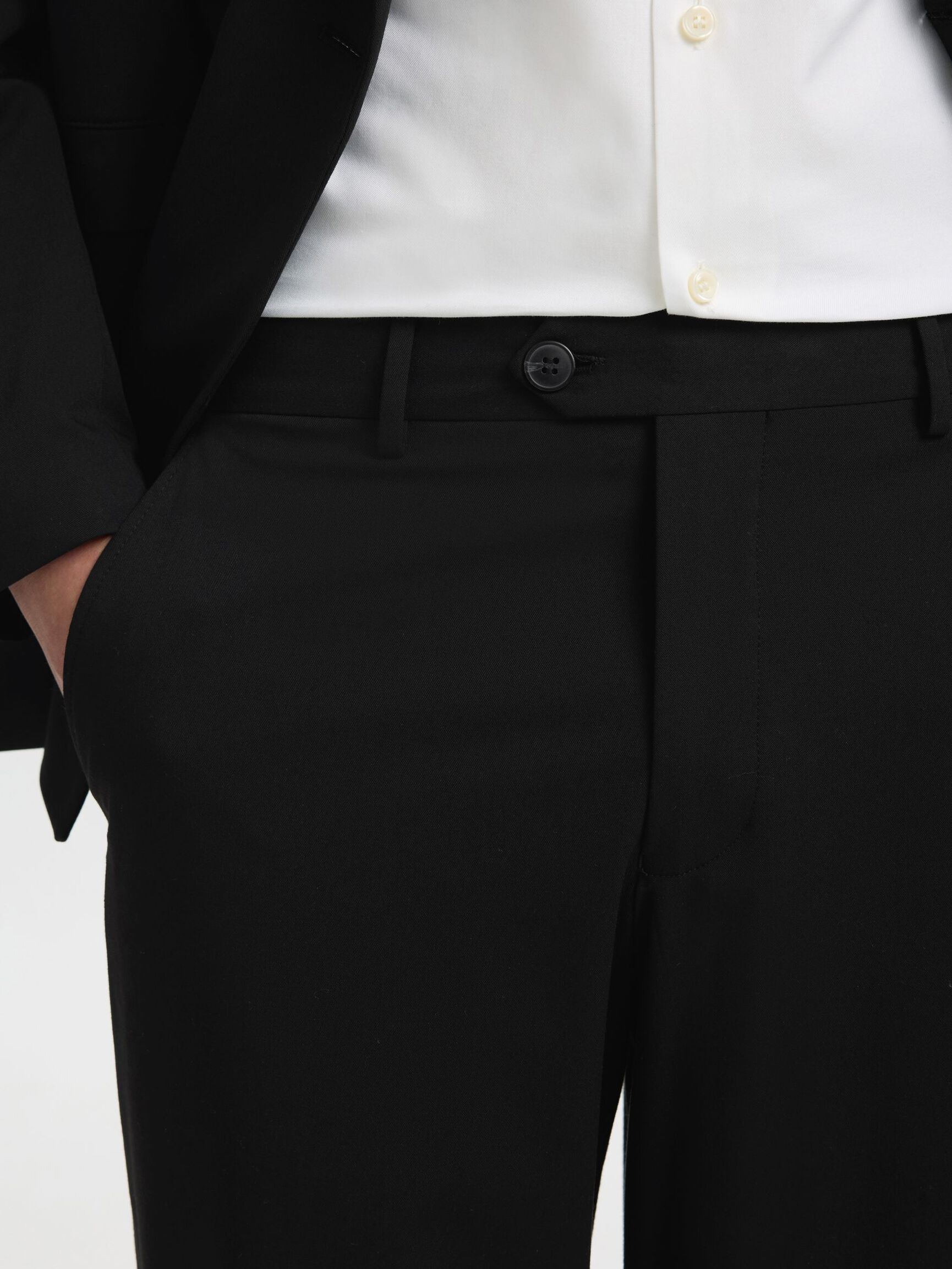 LOOSE FIT PANTOLON PANTOLON, Black, highres