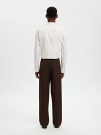 SLIM FIT STRETCH SHIRT, Sand, highres