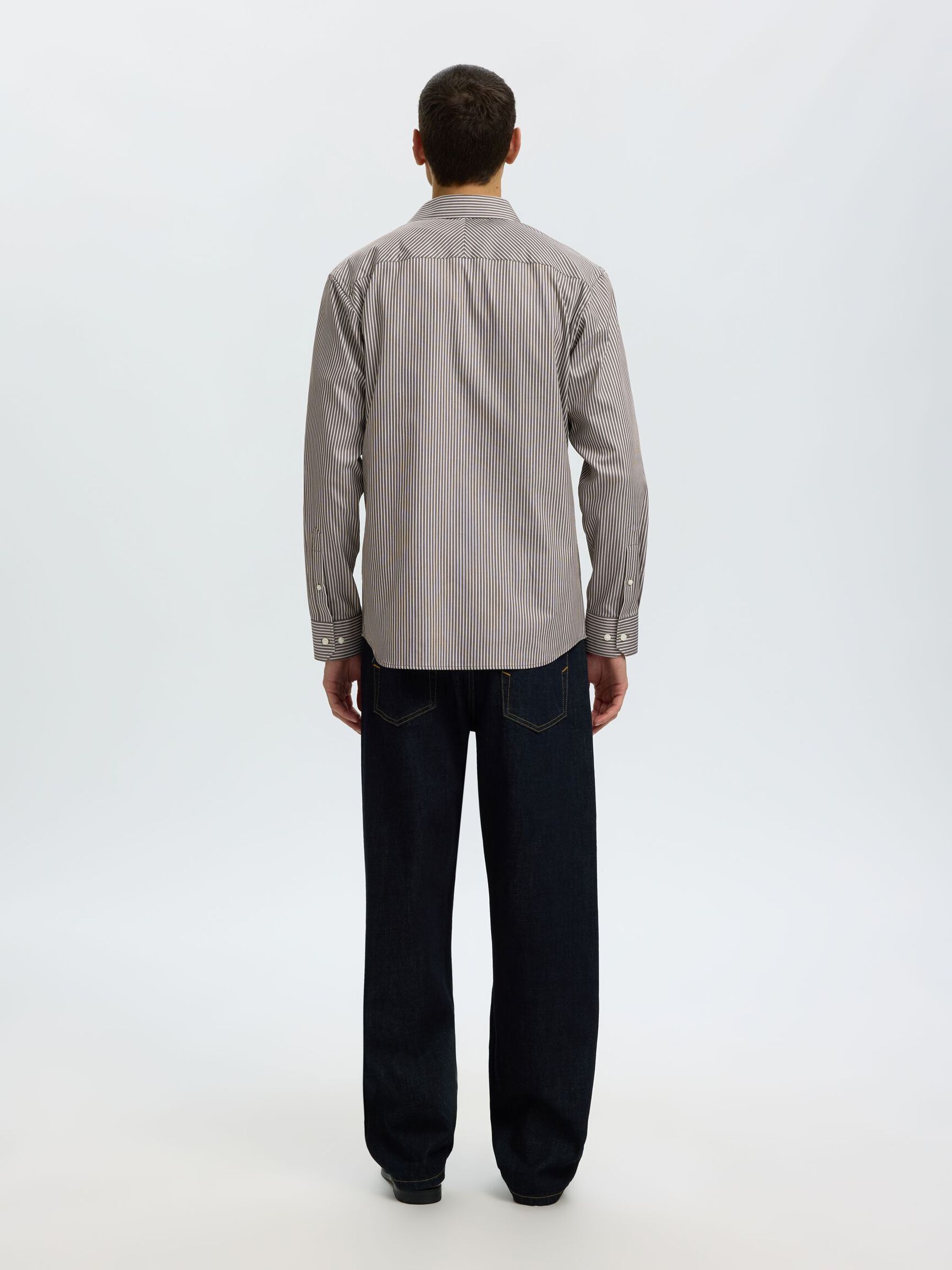 STRETCH SHIRT, Turkish Coffee, highres