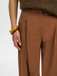 BARREL YÜKSEK BEL PANTOLON FIÇI KESIM PANTOLON, Toffee, highres