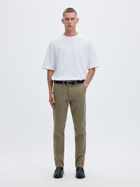 175 SLIM FIT FLEX CHINOS, Ermine, highres