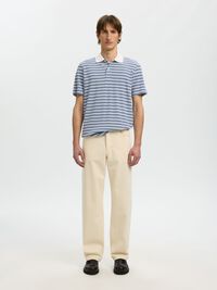 KISA KOLLU POLO POLO GÖMLEK, Egret, highres