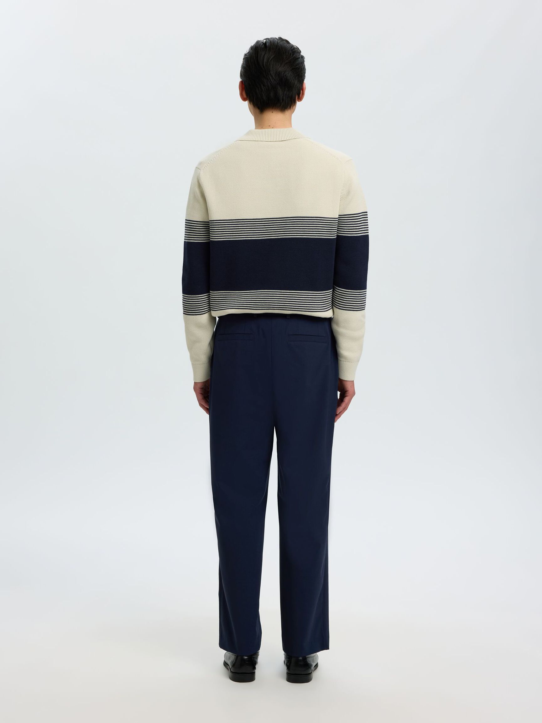 RELAXED FIT PANTOLON, Dark Navy, highres