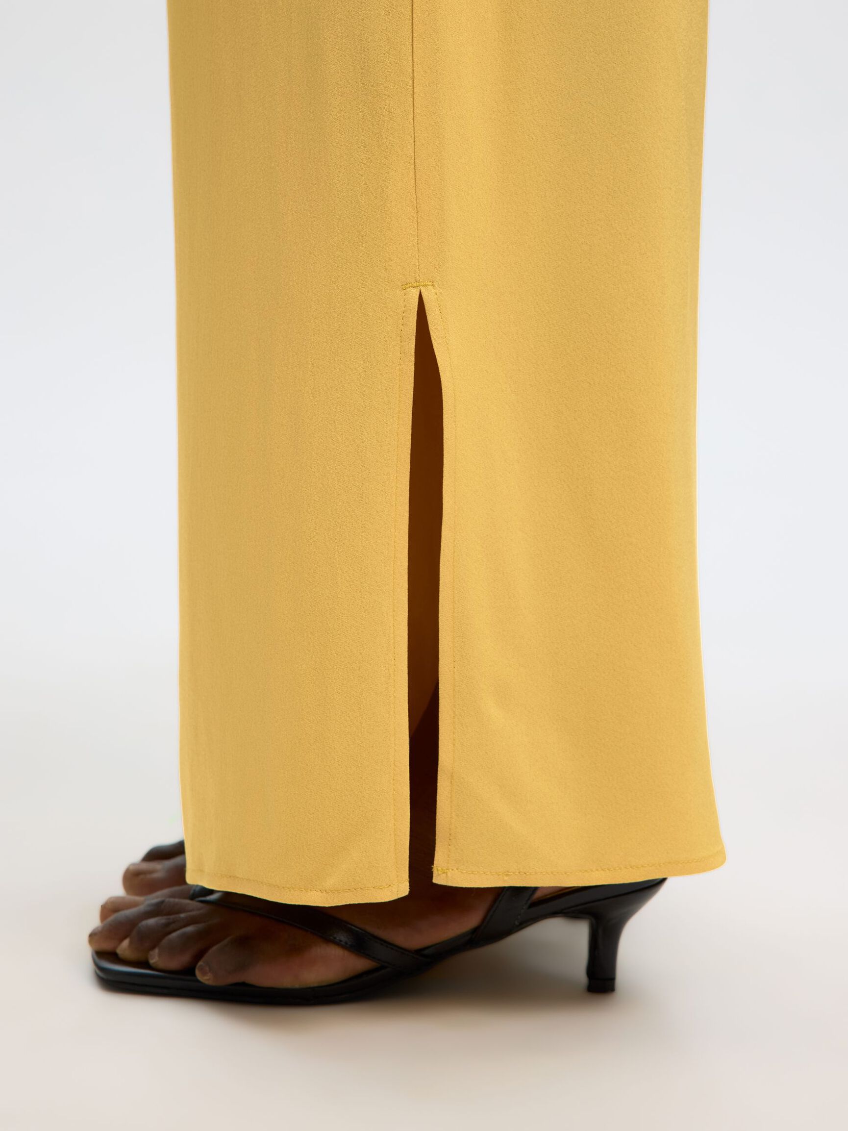 STRAIGHT FIT YIRTMAÇLI PANTOLON PANTOLON, Ochre, highres