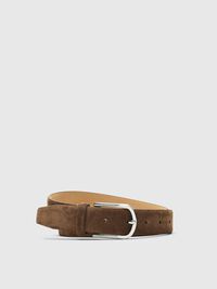 SUEDE BELT, Tan, highres
