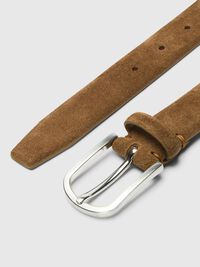 SUEDE BELT, Tan, highres