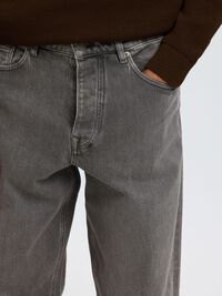 LOOSE FIT 220 JEAN BOL KESIM KOT PANTOLON, Medium Grey Denim, highres