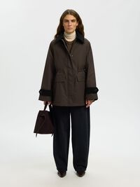 WAXED COTTON JACKET, Delicioso, highres