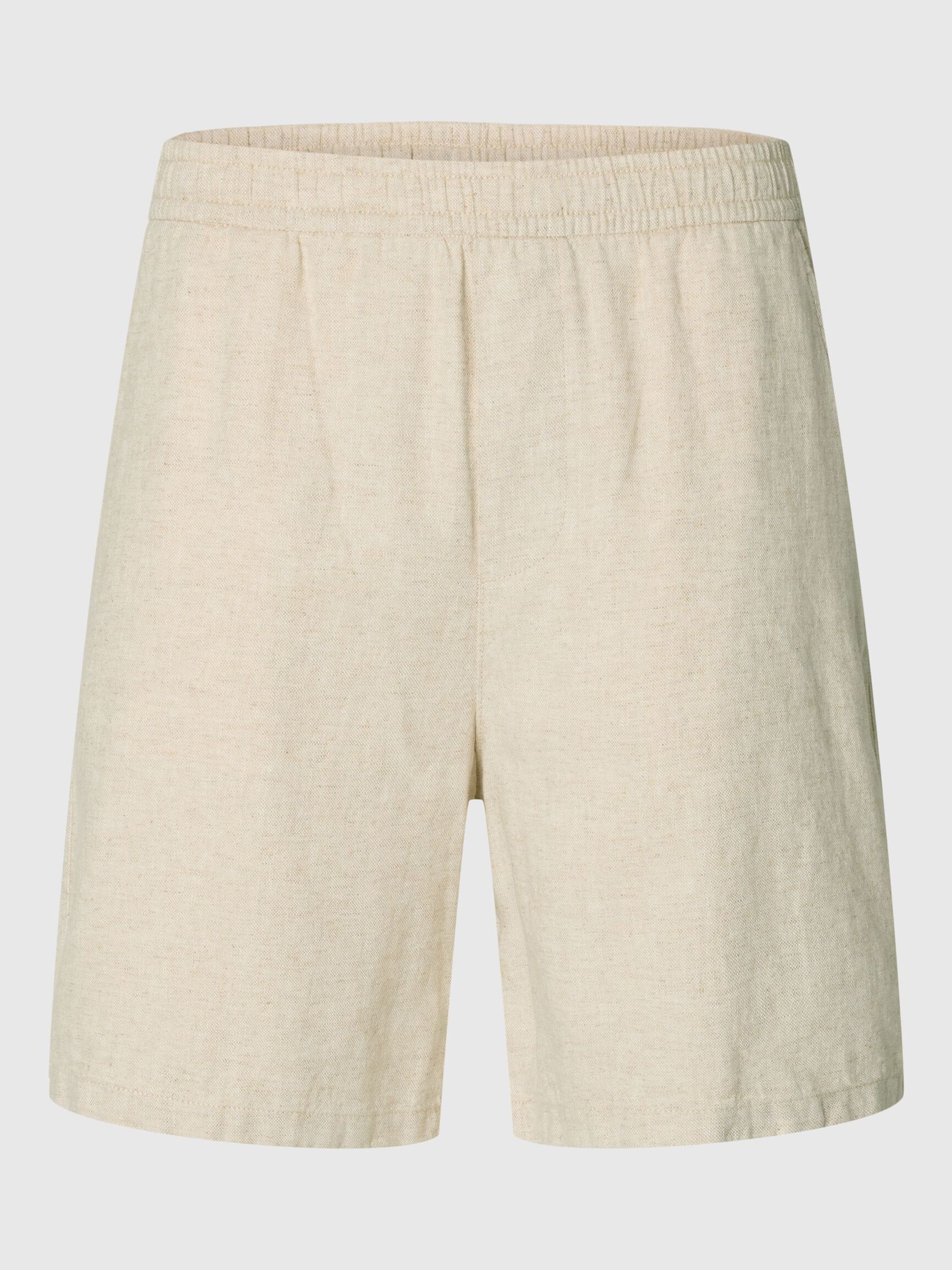 REGULAR FIT KETEN KARIŞIMLI ŞORT ŞORT, Birch, highres
