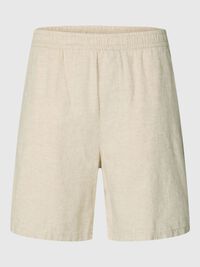 REGULAR FIT KETEN KARIŞIMLI ŞORT ŞORT, Birch, highres