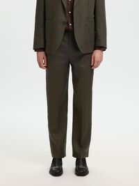 KETEN REGULAR FIT PANTOLON PANTOLON, Peat, highres