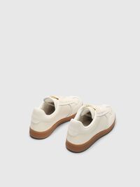 DERI SNEAKER AYAKKABI, White, highres